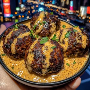 Savory Beef Meatballs with Roasted Pumpkin Cream Sauce