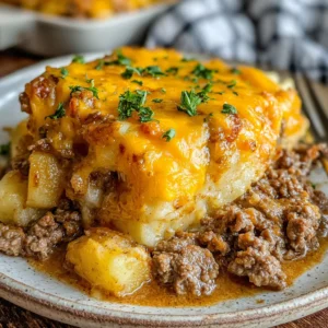 Slow Cooker BBQ Ranch Beef Casserole