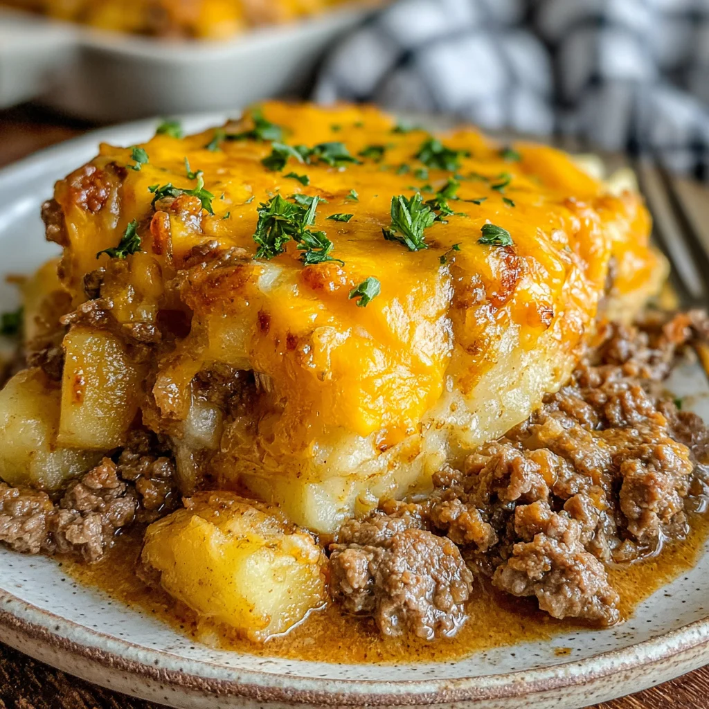 Slow Cooker BBQ Ranch Beef Casserole