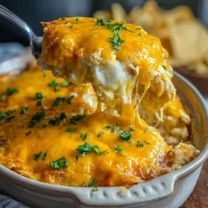 Slow Cooker Cheesy Chicken Enchilada Casserole