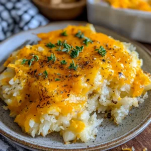Slow Cooker Cheesy Hashbrown Breakfast Casserole