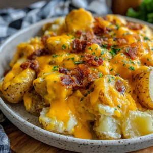 Slow Cooker Loaded Baked Potato Casserole
