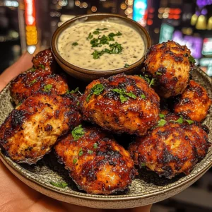 Spicy Cajun Chicken Bites with Creamy Ranch Dip