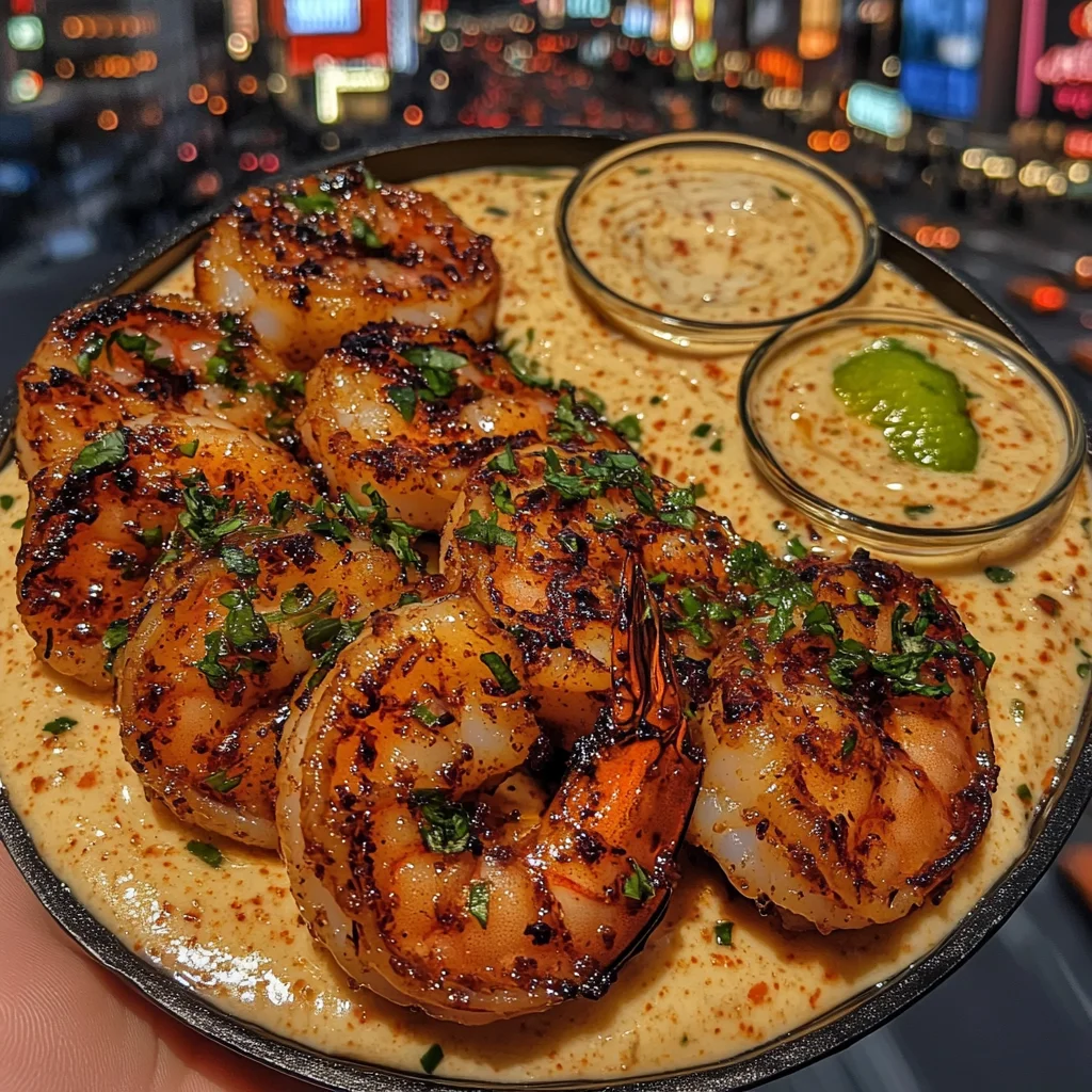 Spicy Garlic Butter Shrimp with Lime Chili Dipping Sauce