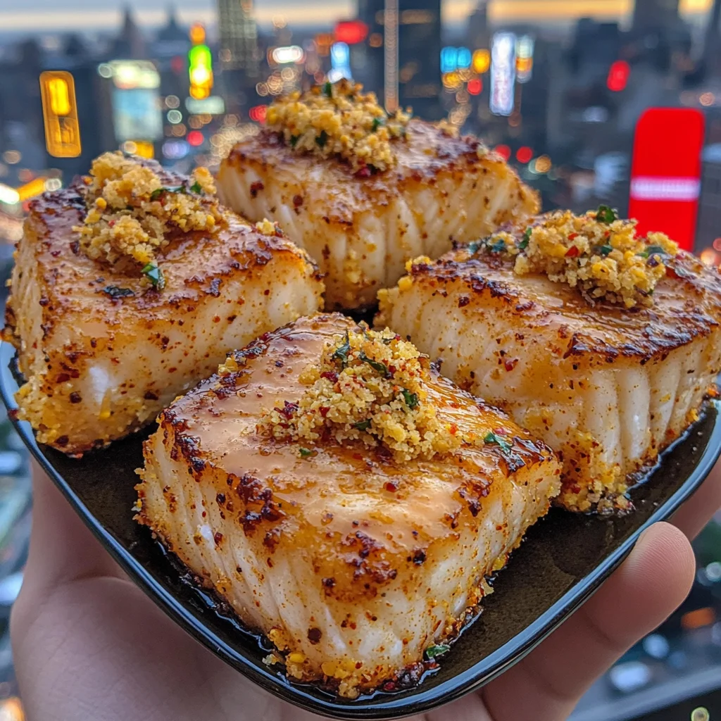 Sweet Chili Fish Bites with Cozy Cornbread Crumble