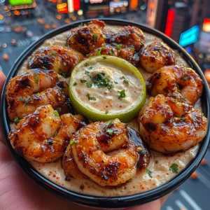 Sweet Chili Garlic Shrimp with Coconut Lime Dip