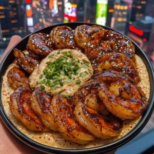 Sweet and Spicy Honey Garlic Shrimp with Chili Lime Dip