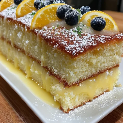 Blueberry Lemon Layer Cake