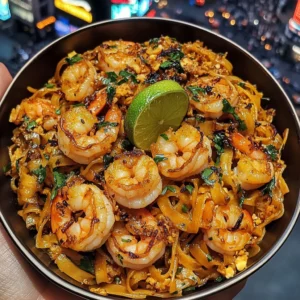 Coconut Lime Shrimp Pad Thai