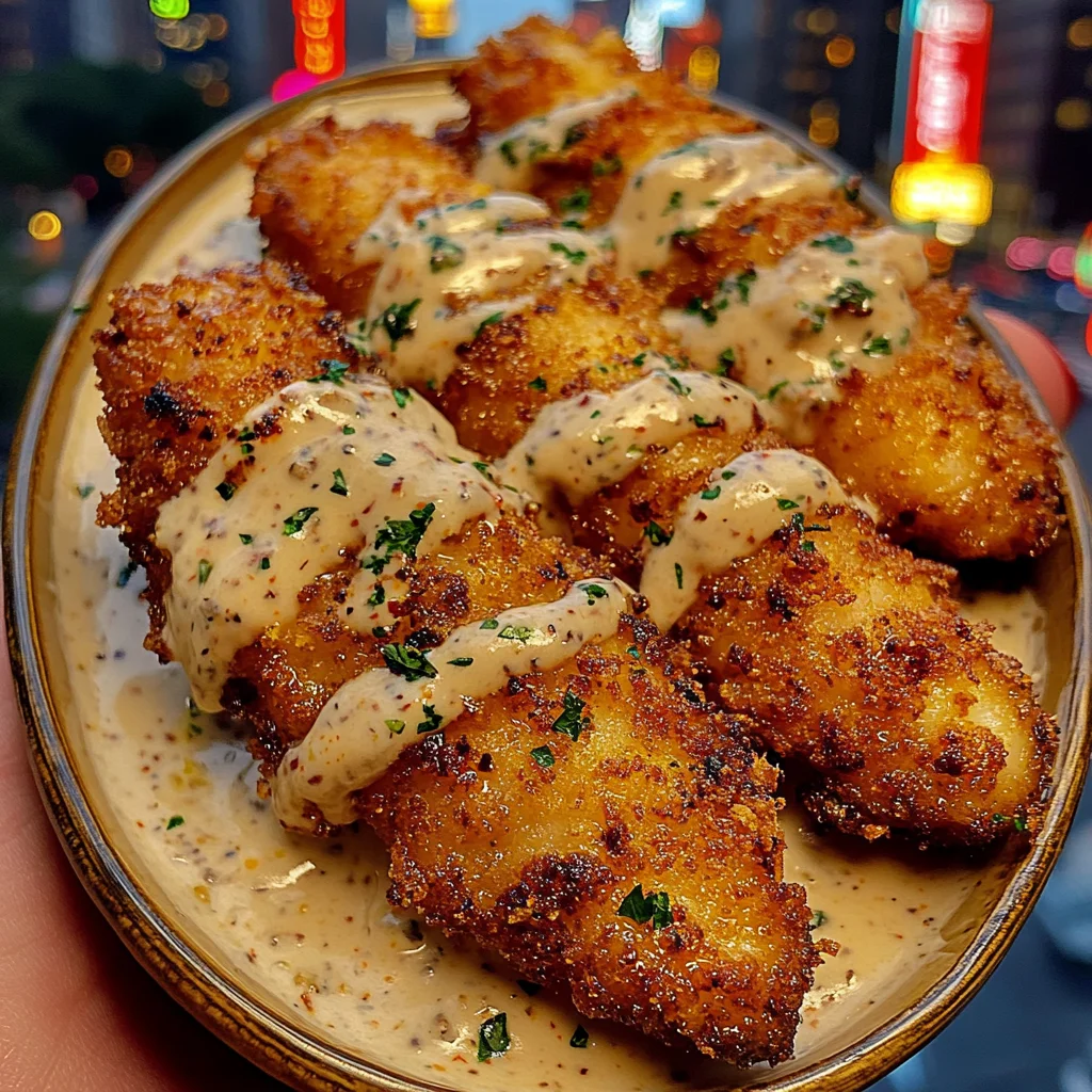 Crispy Fish Strips with Tartar Ranch