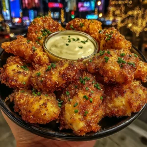 Garlic Butter Chicken Bites with Ranch Dressing
