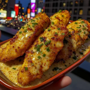 Garlic Butter Chicken Strips with Spicy Chili Ranch