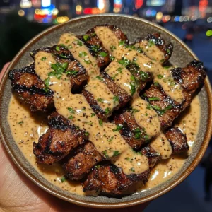 Lemon Butter Steak Strips with Pepper Ranch