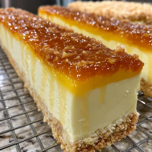 Mango Coconut Cheesecake Bars