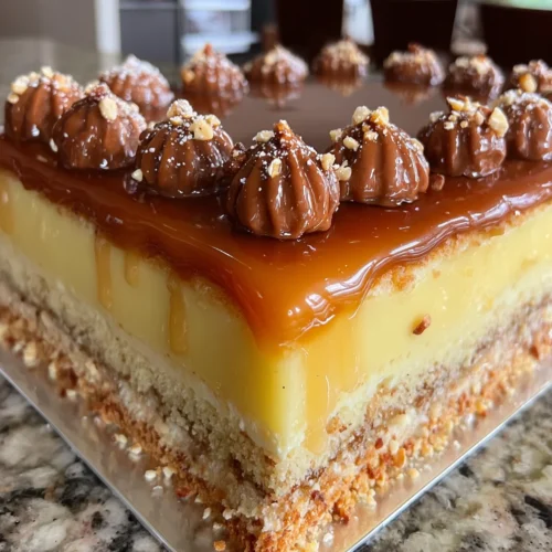 Mocha Hazelnut Layer Cake