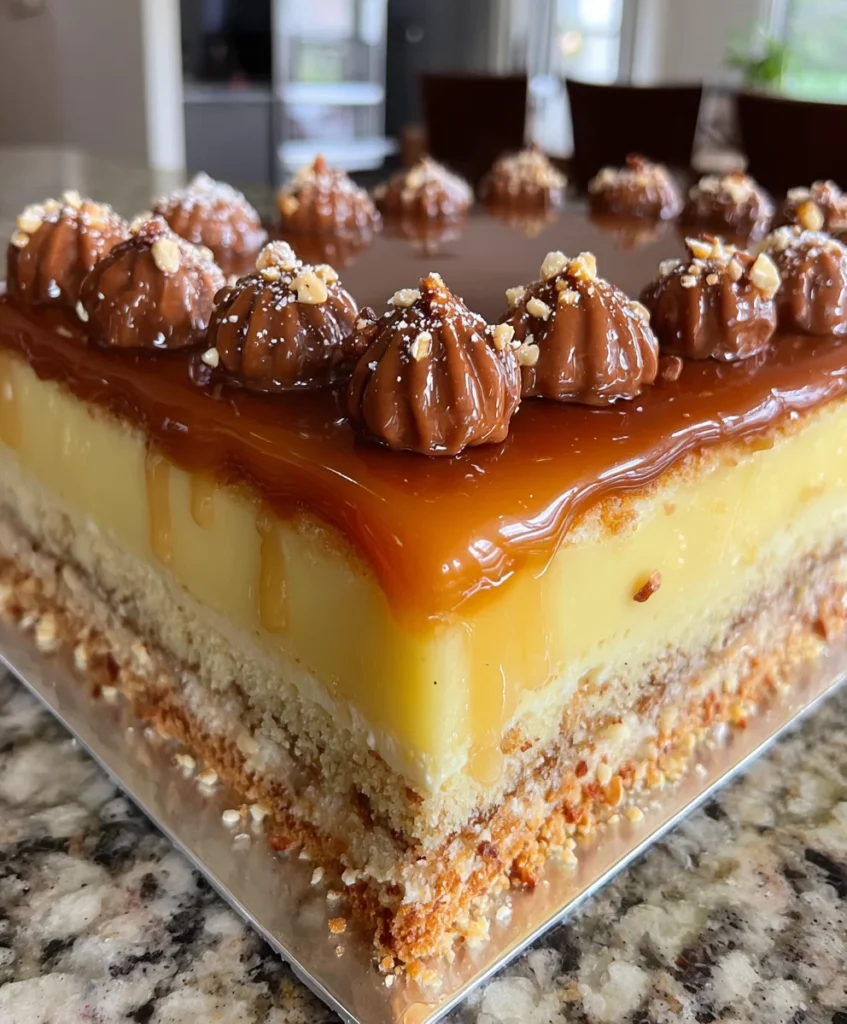 Mocha Hazelnut Layer Cake