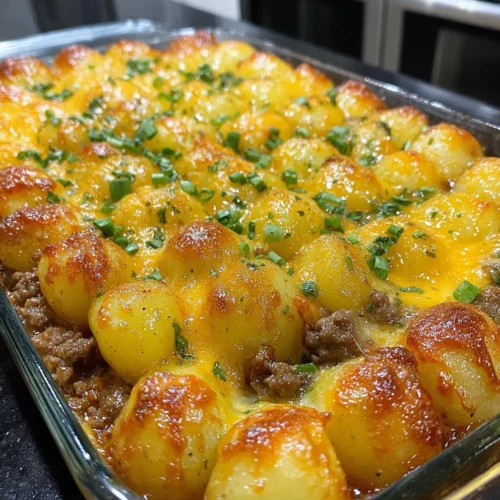 Slow Cooker Beefy Cheesy Potato Bake