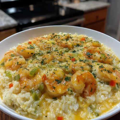 Slow Cooker Cajun Shrimp & Rice Casserole
