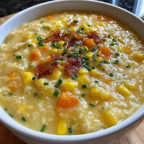 Slow Cooker Creamy Chicken & Corn Chowder