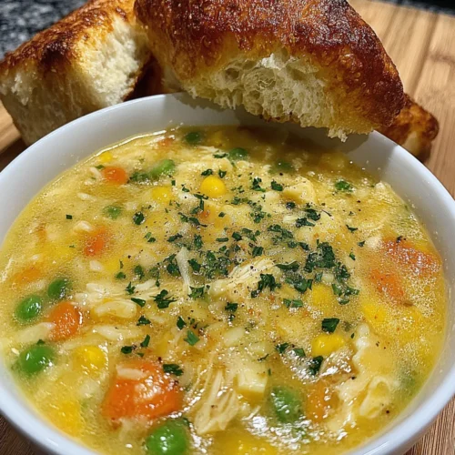 Slow Cooker Creamy Chicken Pot Pie Stew