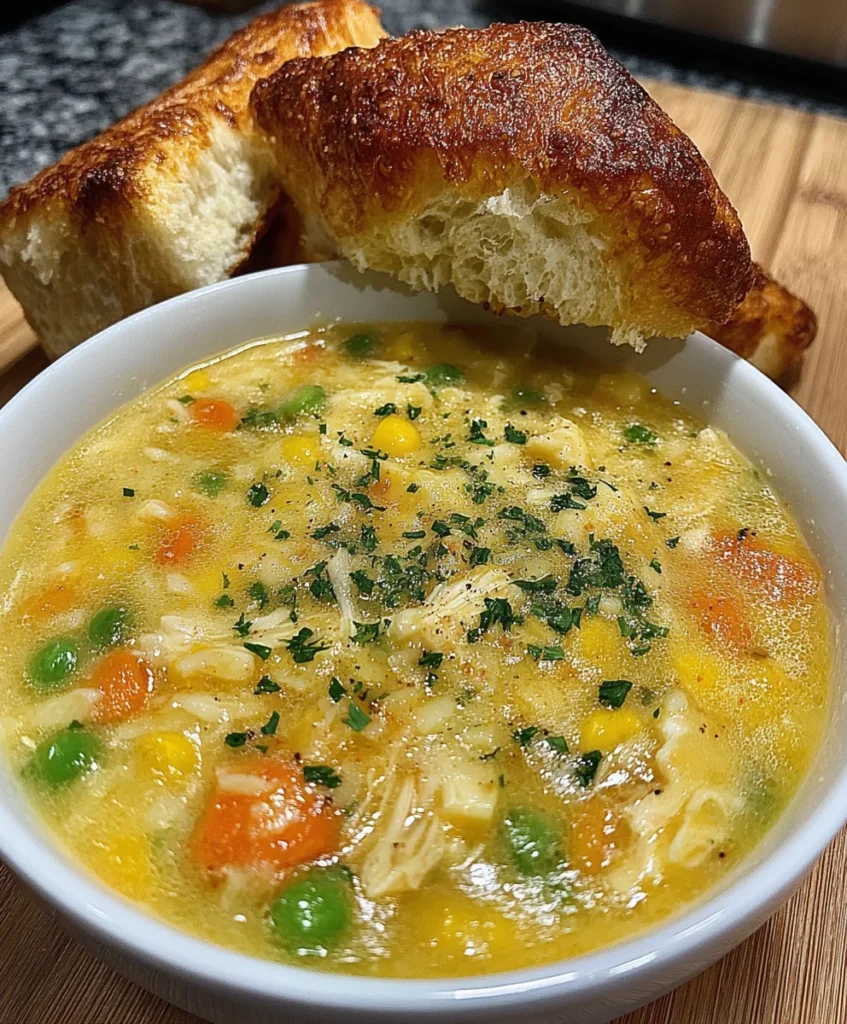 Slow Cooker Creamy Chicken Pot Pie Stew
