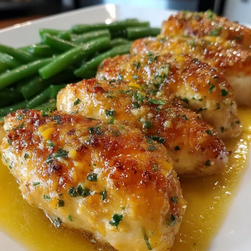 Slow Cooker Garlic Parmesan Chicken & Green Beans