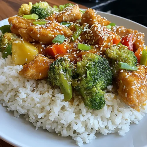 Slow Cooker Ginger Honey Chicken & Vegetables
