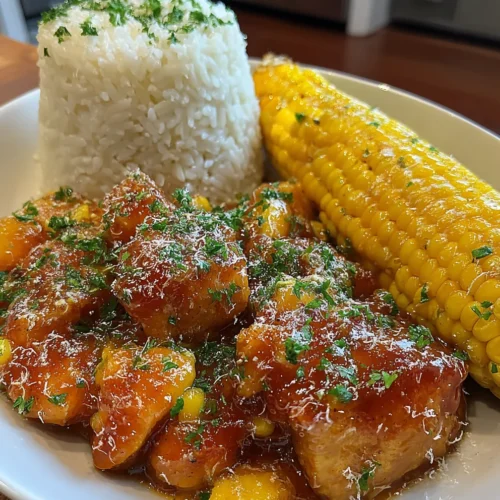 Slow Cooker Honey Butter Chicken & Corn