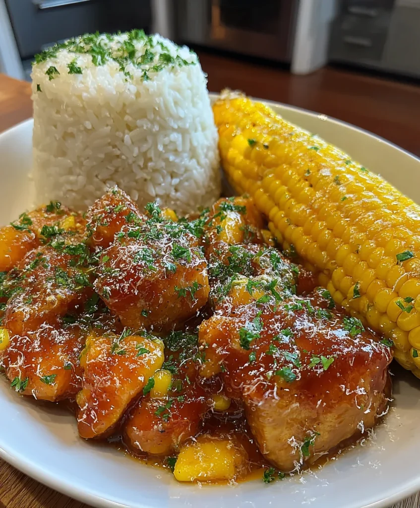 Slow Cooker Honey Butter Chicken & Corn