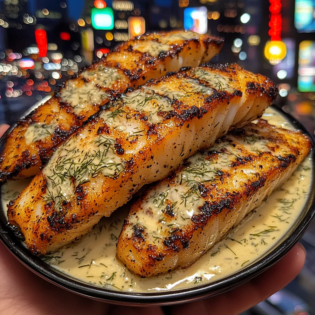Zesty Lemon Cod Strips with Dill Ranch