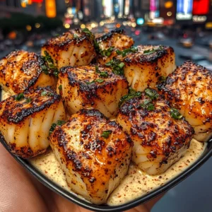 Cajun Cod Cubes with Spicy Garlic Mayo