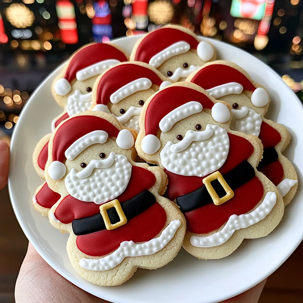 Christmas Santa Suit Sugar Cookie Cutouts