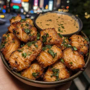 Crispy Salmon Bites with Zesty Citrus Dip