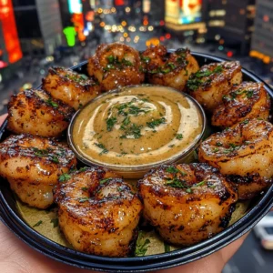 Easy Shrimp Bites with Honey Lime Sauce