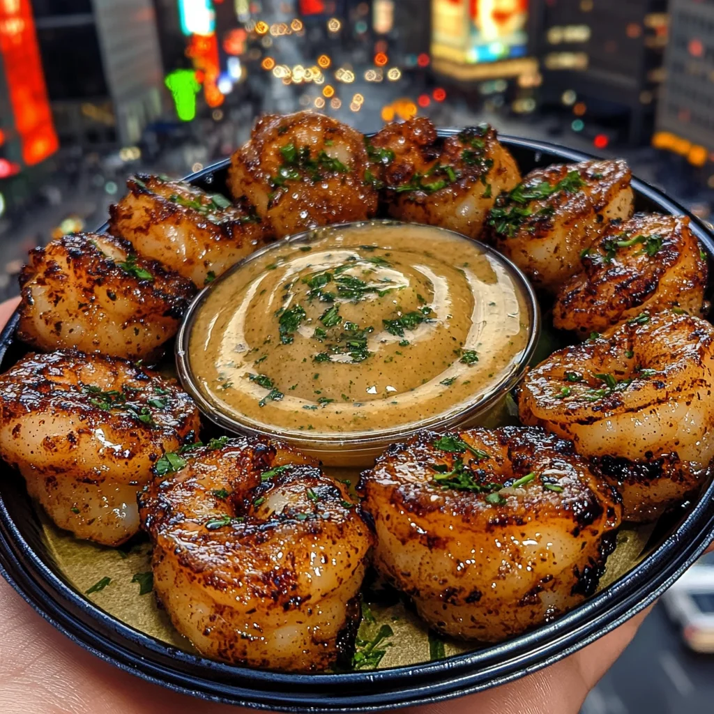 Easy Shrimp Bites with Honey Lime Sauce