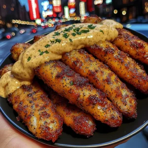 Herb Butter Fish Fingers with Sweet Sriracha Mayo