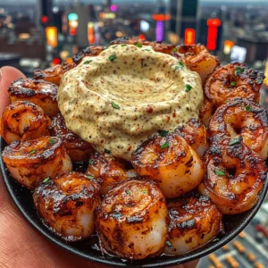 Honey Butter Shrimp Cubes with Creamy Chili Dip