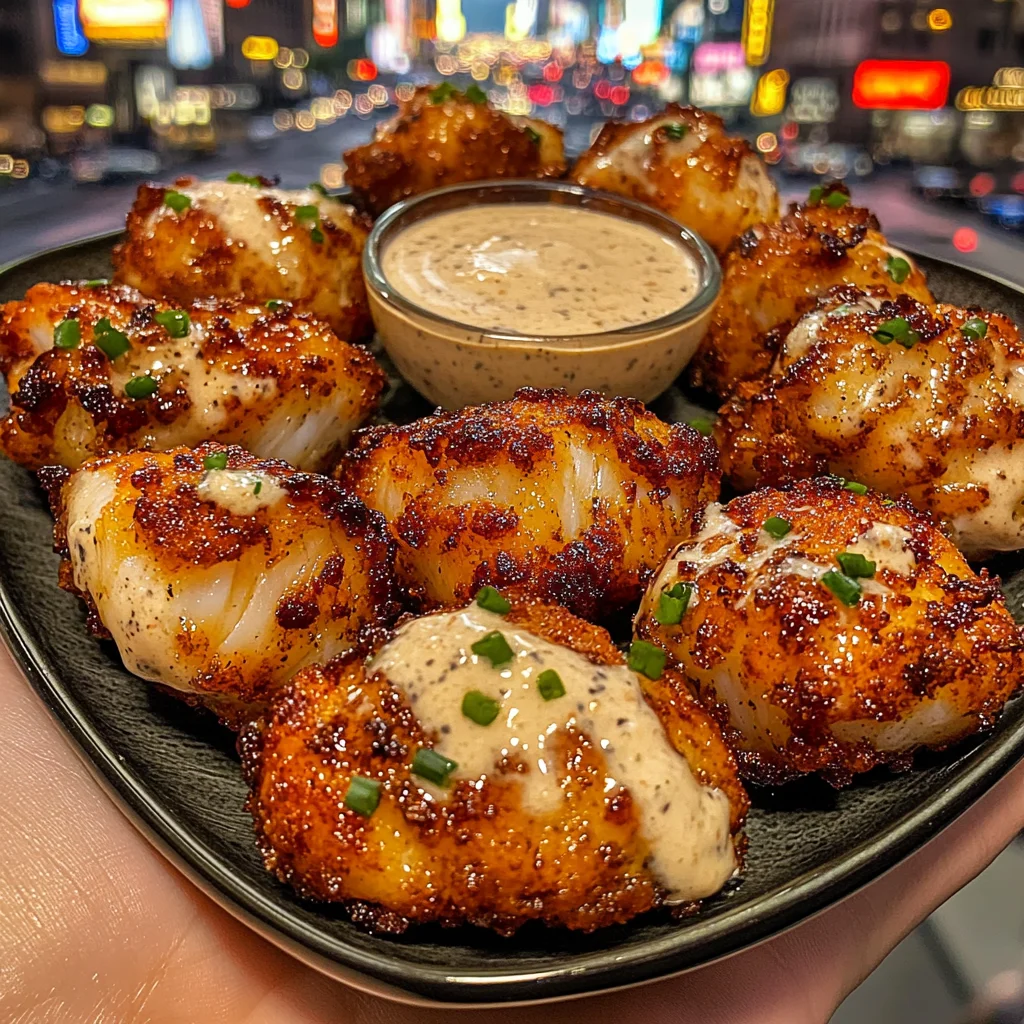 Honey Cod Bites with Classic Tartar Sauce