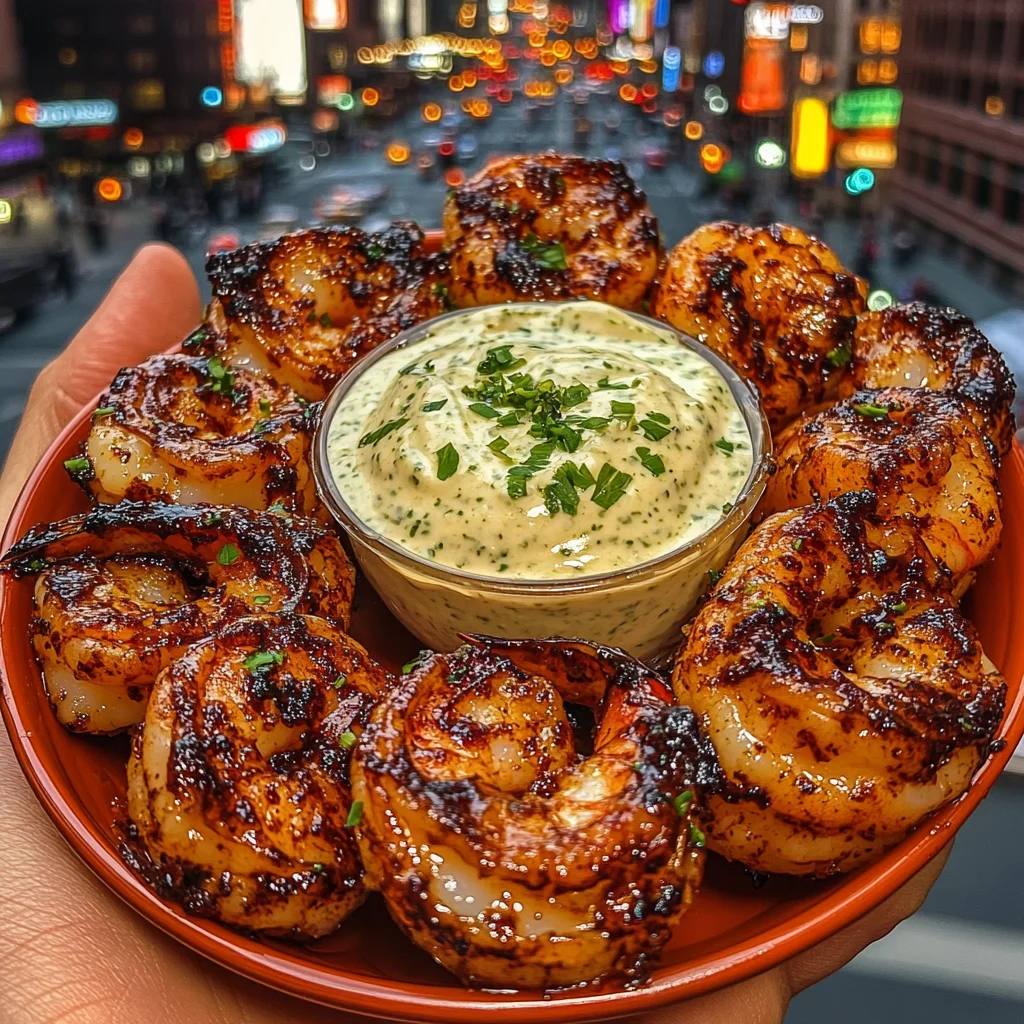 Honey Lime Shrimp Bites with Creamy Cilantro Dip