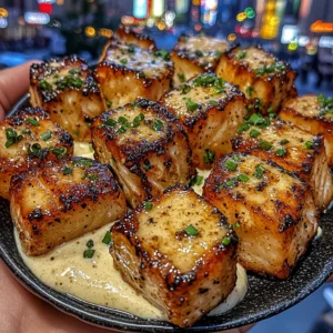 Lemon Butter Fish Cubes with Garlic Mayo