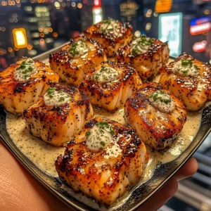 Lemon Pepper Cod Bites with Yogurt Tartar