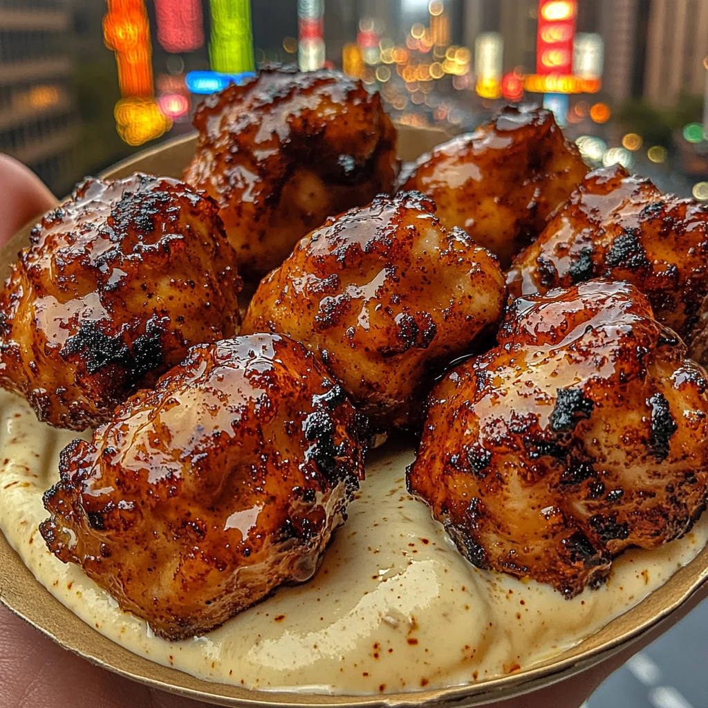 Sweet Chili Chicken Bites with Creamy Mayo