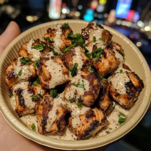 Sweet Chili Salmon Bites with Cooling Yogurt Sauce