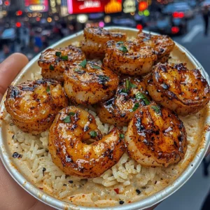 Sweet Chili Shrimp Bites with Jasmine Rice