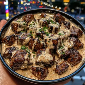 Sweet Chili Steak Cubes with Cool Ranch Sauce