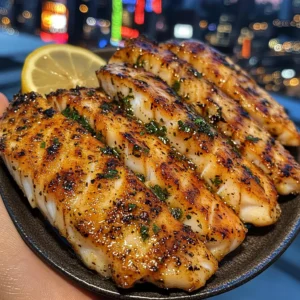 Butter Herb Cod Strips with Lemon Dijon