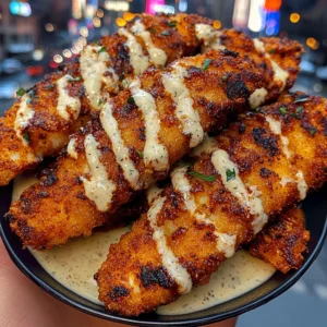 Crispy Cajun Fish Strips with Cooling Ranch