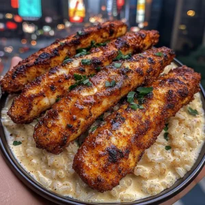 Crispy Cajun Fish Strips with Spiced Rice