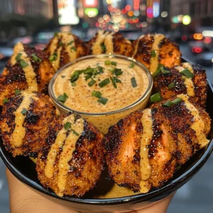 Crispy Panko Salmon Bites with Sweet Chili Dip