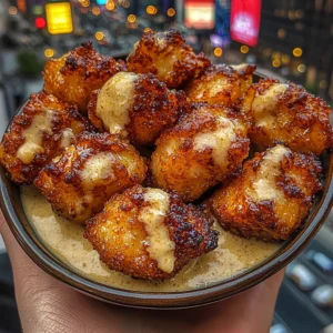 Golden Crunch Fish Bites with Lemon Tartar